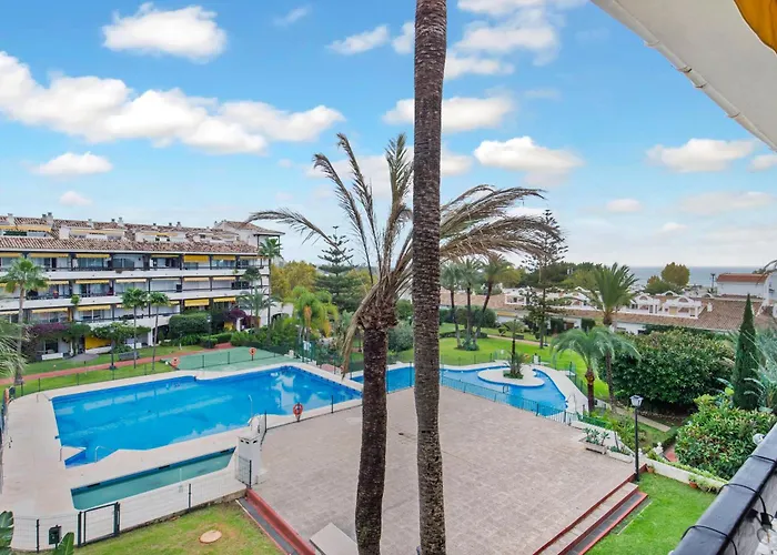 Golden Mile Lux Sea View With Balcony Lägenhet Marbella